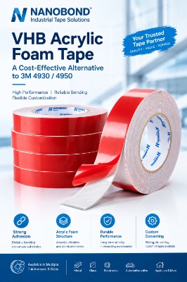 3M 4930 / 4950 Alternative: High-Performance VHB Acrylic Foam Tape from NANOBOND