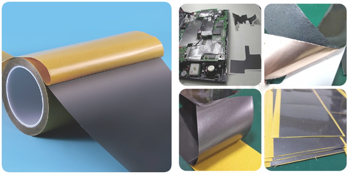 1679639902_double sided black PET tape.jpg 1679639902_double sided black PET tape.jpg